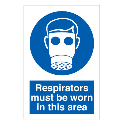 Respirators Must Be Worn In This Area Sign (30067V)
